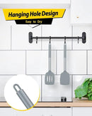 Pack of 2 Silicone Solid Turner, Non Stick Slotted Kitchen Spatulas, High Heat Resistant BPA Free Cooking Utensils, Ideal Cookware for Fish, Eggs, Pancakes(Gray) by CozyNest Decor