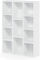Furinno Luder Bookcase / Book / Storage , 11-Cube, White by TinyTreasures Baby Boutique