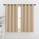 NICETOWN Bedroom Blackout Curtains and Drapes - Window Treatment Thermal Insulated Solid Grommet Blackout Draperies for Bedroom (Biscotti Beige, Set of 2, 46 by 54 Inch) by TinyTreasures Baby Boutique