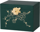 Jewelry Box with Lock for Girls: Jewelry Organizer for Dresser - 3-Drawer Earrings Storage Girls Women Gift (Dark Green) by TinyTreasures Baby Boutique