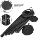 ASTARIN 60" Extra Large Wind Chimes Outside Metal WindChimes with Deep Tone, Outdoor Bass Windchimes for Patio Balcony Garden Yard Decoration,Black