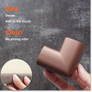 Roving Cove HeftyFit Edge Corner Protector Baby Proofing (Large 15ft Edge 4 Corners), Heavy-Duty, Soft NBR Rubber Foam, Furniture Fireplace Safety Bumper Guard, 3M Adhesive, Coffee Brown by TinyTreasures Baby Boutique