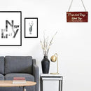 Custom Hanging Wood Sign, Personalized Text Door Sign Plaque, Customized Wall Sign, Customizable Wood Board with Hanging String for Home Decor, Store, Farm 7.8x3.9 inch by CozyNest Decor