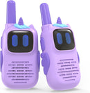 Purple Walkie Talkies with Silicone Cover, Toys for 3-4 Year Old Girls Boys, Kids Walkie Talkies 1000FT Range 2 Way RadioToy Christmas Birthday Gifts for 6-10 Year Old Girls Boys by TinyTreasures Baby Boutique