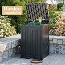 DRATO 48 Gallon Package Delivery Box, Large Lockable Storage Box, Double-Wall Resin Outdoor Package Delivery and Waterproof Deck Box for Porch, Patios by GreenHaven Gardens