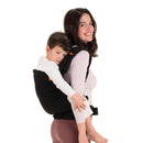 Beco Baby Carrier Toddler Carrier with Extra Wide Seat - 100% Cotton Carrying Backpack Style & Front-Carry,Lightweight & Breathable Child Carrier, Toddler Sling Carrier 20-60 lbs (Metro Black) by TinyTreasures Baby Boutique
