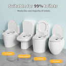 Potty Training Toilet Seat with Kids Step Stool Anti-Slip Toddler Seat, Soft Cushion, Baby Potty Training Set for Boys & Girls (Grey) by TinyTreasures Baby Boutique