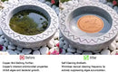2Pack Bird Bath Copper Purification Disk | 0.6mm Reinforced 99.9% Pure Copper | Universal Fit for Outdoor Birdbaths(Birdbath Copper 2 Pack) by GreenHaven Gardens