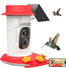 Hummingbird Feeder with Camera, AI Smart Identification Cloud Storage Function, Featuring Ant Moat Protection, Solar Power, Instant Notification, Automatic Bird Video Capture, and Motion Detection by GreenHaven Gardens