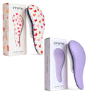Crave Naturals Glide Thru Detangling Hair Brush for Adults and Kids - Detangler Hairbrush for Curly or Straight, Wet or Dry Hair - Gentle on Tangles Comb - Purple and Pink Hearts (Pack of 2) by TinyTreasures Baby Boutique