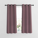 NICETOWN Blackout Small Window Curtains for Bedroom - Window Treatment Thermal Insulated Solid Grommet Room Darkening Vertical Drapes Short Curtains for Kids Room (Set of 2, W37 x L54) by TinyTreasures Baby Boutique