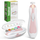 haakaa Baby Nail Trimmer Electric Safe Baby Nail Clippers Baby Nail File Kit Manicure Set, Trim Polish Grooming kit for Newborn Toddler or Adults Toes Fingernails, 6 Grinding Heads and LED Light by TinyTreasures Baby Boutique