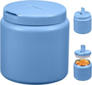 26oz Kids for Hot Food, Insulated Vacuum Food Jar with Buckle Lid, Stainless Steel Wide Mouth Leak Proof Insulated Lunch Container for School Picnic Travel, Sky Blue by TinyTreasures Baby Boutique