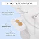 TUSHY 3.0 Spa Bidet Attachment. Cool to Warm Water. It's Time to Replace Toilet Paper, Fresh Water Spray (Requires Sink Access for Optional Temperature Control), Bamboo by CozyNest Decor