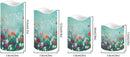 Ystardream 4PCS Flameless Candle Elegant Floral Led Flameless Candles with Remote Fake Candles That Look Real for Home Living Room Bathroom Bedroom Decor Plum Blossoms and Hummingbirds by GreenHaven Gardens