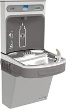 Elkay EZSG8WSK EZH20 18-3/8" Wall Mounted Single Station Hands Free Bottle Filler Combo with Cooler - Light Gray Granite by CozyNest Decor