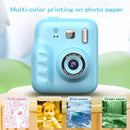 Instant Print Camera for Kids, 2.0" IPS Screen with Video Recording, 32GB Expandable, 1800mAh Battery, Includes 40+ Zink Paper, Birthday Gift for Girls Boys Age 3-12 by TinyTreasures Baby Boutique