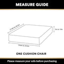 PrinceDeco Stretch Velvet Couch Cushion Cover,Soft Cushion Slipcover for Chair Cushion Furniture Protector Seat Cushion Sofa Cover Width Up to 29.5", Camel by CozyNest Decor