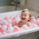 GOGOSO Ball Pit Balls 100 PCS for Toddles, Kids Plastic Balls for Ball Pit, Pool, Pink Party Accessories, Birthday Decoration, Crush Proof and Durable with Storage Bag by TinyTreasures Baby Boutique