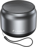LENRUE Bluetooth Speaker,Small Portable Speakers,Mini Wireless Speaker with 5W Clear Sound,15H Playback Time,Gift for Men/Women/Kids/Boys/Girls,Home and Outdoor Activities (Gray) by TinyTreasures Baby Boutique