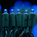 200 Count Blue Wide Angle LED Christmas Lights, 66 ft Green Wire UL Certified Commercial Grade 5mm Holiday String Light Set (Blue) by CozyNest Decor