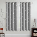 Vangao Grey Blackout Curtains Dinosaur Curtains for Boys Kids Nursery Girls Room Silver Dino Foil Print Thermal Insulated Grommet Top Window Drapes 63 Inches Length 2 Panels by TinyTreasures Baby Boutique
