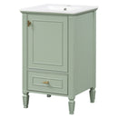 Retro Bathroom Vanity With Sink by HouseOfZazla