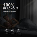 NICETOWN 100% Blackout Short Curtains for Bedroom 63 Inches Long, Grommet Top Living Room Drapes, Thermal Insulated Blackout Curtains 2 Panels Set, 42" W x 63" L, Greyish White by TinyTreasures Baby Boutique