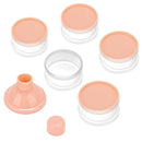 Accmor Formula Dispenser On The Go, 5 Compartments Stackable Formula Container for Travel, Baby Milk Powder Kids Snack Container, BPA Free by TinyTreasures Baby Boutique