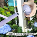 Metal Watering Can, One Gallon Watering Cans Stainless Steel for Outdoor Indoor Garden Plants Watering (Stainless Steel Handle Purple) by GreenHaven Gardens
