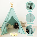 Teepee Tent for Kids-Portable Children Play Tent Indoor Outdoor (Green) by TinyTreasures Baby Boutique