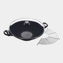 HD Nonstick Wok with Glass Lid