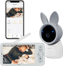 ARENTI Baby Monitor, Cry & Motion Detection, 2K Smart Baby Camera with 5-Inch Upgraded Wireless Display, Two Way Audio, Super Night Vision, Temp & Humidity Sensor, Lullabies by TinyTreasures Baby Boutique