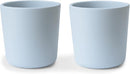 mushie Dinnerware Cups For Kids | Made in Denmark, Set of 2 (Powder Blue) by TinyTreasures Baby Boutique