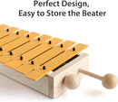 MUSICUBE 13 Keys Xylophone for Kids Wooden Xylophone Musical Instrument with Mallets Glockenspiel Instrument Educational Sensory Musical Toys Christmas Gift Choice for Boys Girls Aged 3+ by TinyTreasures Baby Boutique