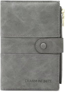 Mudono Passport and Card Holder for Women RFID Blocking Card Case Slim Travel Wallet Change Purse with Vaccine Card Slot by TinyTreasures Baby Boutique
