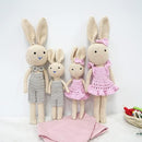 Bunny Family Mom, Handmade Crochet Plushie Doll, Amigurumi, Baby/Toddler Doll by TinyTreasures Baby Boutique
