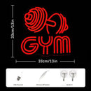 Dumbbell Neon Sign Barbell Gym Neon Signs Gym Letter Neon Light Gym Red Barbell Neon Light Sign for Sports Room, Decor Club,Party Bar,Fitness Club Decoration(Red) by CozyNest Decor