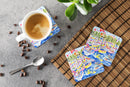 Harbour Foam Coasters Set of 4 Cup Coasters for Indoor Outdoor, Tabletop Protection, Anti Slip, Mouse pad Material
