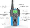 Walkie Talkies for Kids Rechargeable 2 Pack,3 Miles Long Range 22 Channels 2 Way Radio Mini Kid Wakey takey,Birthday, Toys for Age 3-12 Year Old Boys Girls by TinyTreasures Baby Boutique