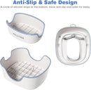 Maliton Baby Potty Training Seat with Step Stool, Toddler Toilet Seat for Boys Girls, Anti-Slip Toddler Stool for Bathroom, Kitchen, Toilet Potty Training Set(One Potty Seat+Two Step Stool for Kids) by TinyTreasures Baby Boutique