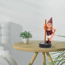 Pole Dancing Gnome Statue, Resin Garden Gnome Statues, Funny Outdoor Gnome Figure, Creative Garden Spring Decoration, Pole Dance Garden Gnome, Spring Garden Statue, Dancing Lady Gnome Statue (Red) by GreenHaven Gardens