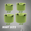 Rugged Rhino Heavy Duty Flexible Light Weight Garden Hose, 75ft x 5/8in, 4 Layer Leakproof Outdoor Gardening Tools, Watering Supplies, Powerful Water Pressure for Lawn, Flowers, Green Black by GreenHaven Gardens