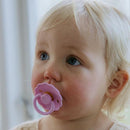 FRIGG Natural Rubber Baby Pacifier 4-Pack Sunset Bliss | Made in Denmark | BPA-Free (6-18 Months) by TinyTreasures Baby Boutique