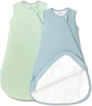 Supersoft Sleep Sack 1.0 TOG, Premium Bamboo Viscose Baby Sleeping Bag 2-Way Zipper Sleep Sack Baby Wearable Blanket by TinyTreasures Baby Boutique
