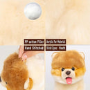 CU-MATE Interactive Dog Stuffed Animal Electronic Plush Pomeranian Simulation Puppy Realistic Toy Like-Real Robotic Nodding Barking Wagging Tail Present Pet for Toddler Boys by TinyTreasures Baby Boutique