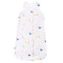 Toddler Sleep Sack for 2-4T Baby, Organic Cotton Wearable Blanket for Boys and Girls 0.5 TOG 2-Way Zipper Soft 4 Layers X-Large Deer by TinyTreasures Baby Boutique