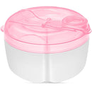 Accmor Baby Formula Dispenser On The Go, Formula Container to Go, Non-Spill Rotating Three-Compartment Formula Dispenser and Snack Storage Container for Infant Toddler Traveling by TinyTreasures Baby Boutique