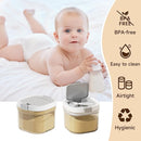 Formula Container to go-800ml Travel Dispenser BPA Free Airtight Container with Spoon and Layered Storage by TinyTreasures Baby Boutique
