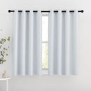 NICETOWN Room Darkening Curtain Panels - Window Treatment Thermal Insulated Grommet Light Blocking Curtains Drapes for Bedroom/Home Office (2 Panels, 46 by 54, Greyish White) by TinyTreasures Baby Boutique